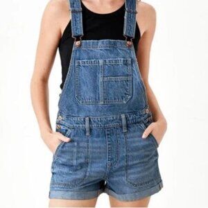 NWOT American Eagle:  TOMGIRL SHORTALL, XS, Medium Denim Wash